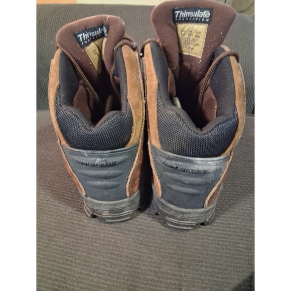 WOLVERINE DuraShocks Men\'s Size 11.5 Brown Leather‎ 6\